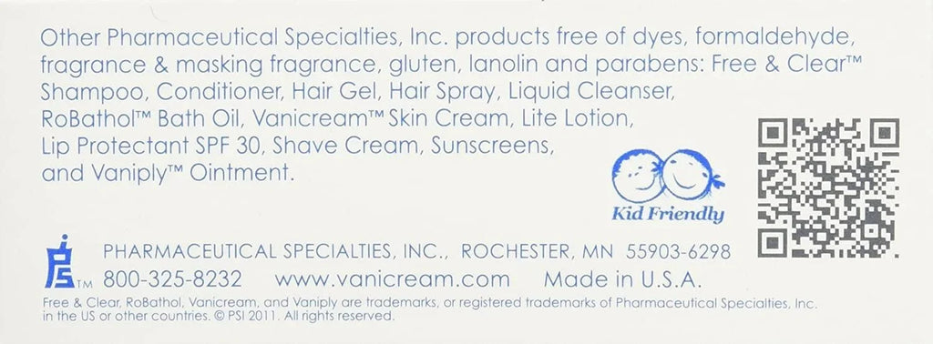 Vanicream Cleansing Bar Sensitive Skin, Fragrance-Free, 3.9 oz, 8 Pack
