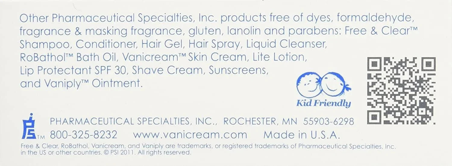 Vanicream Cleansing Bar Sensitive Skin, Fragrance-Free, 3.9 oz, 8 Pack