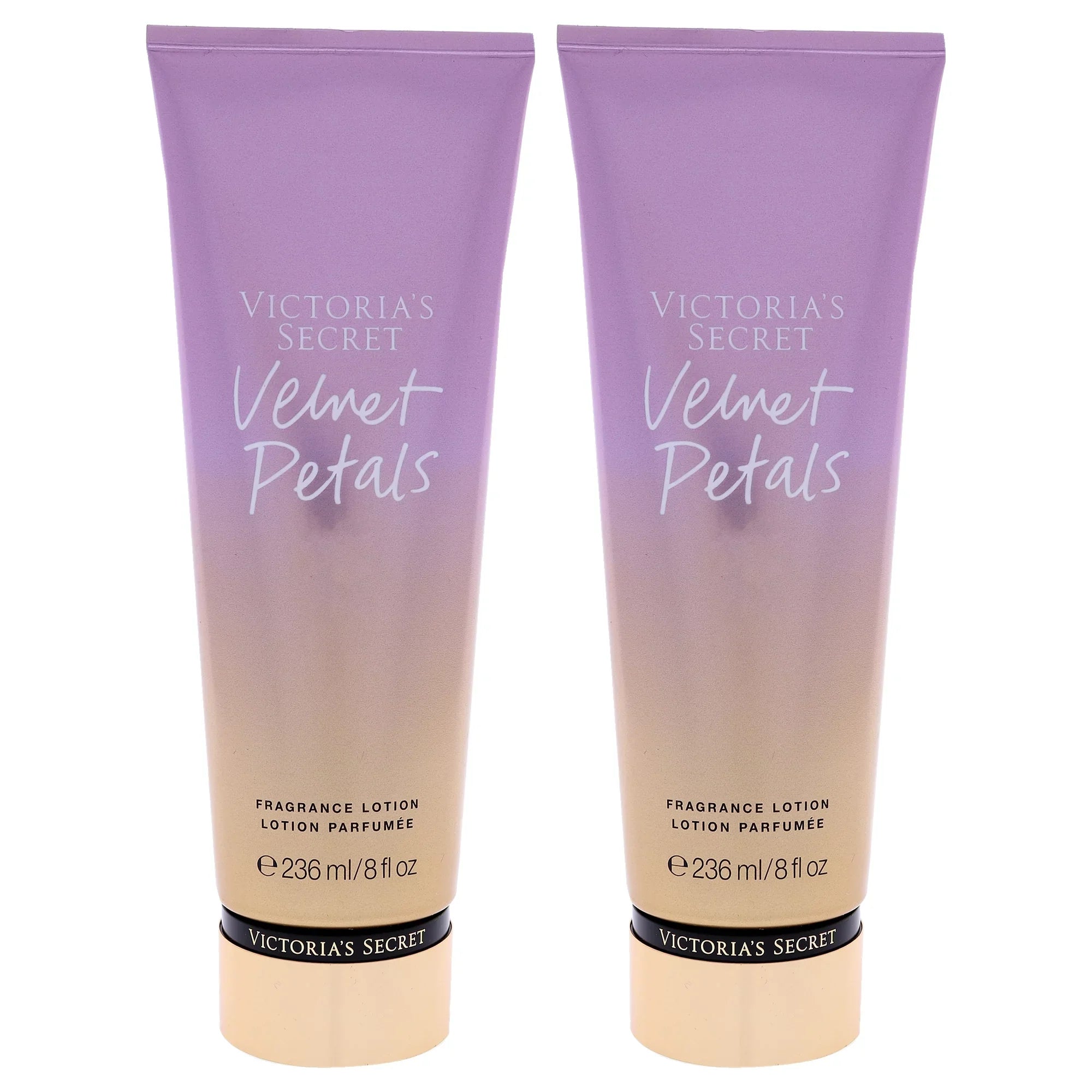 Victorias Secret Velvet Petals Fragrance Lotion - Pack of 2 - 8 oz Body Lotion