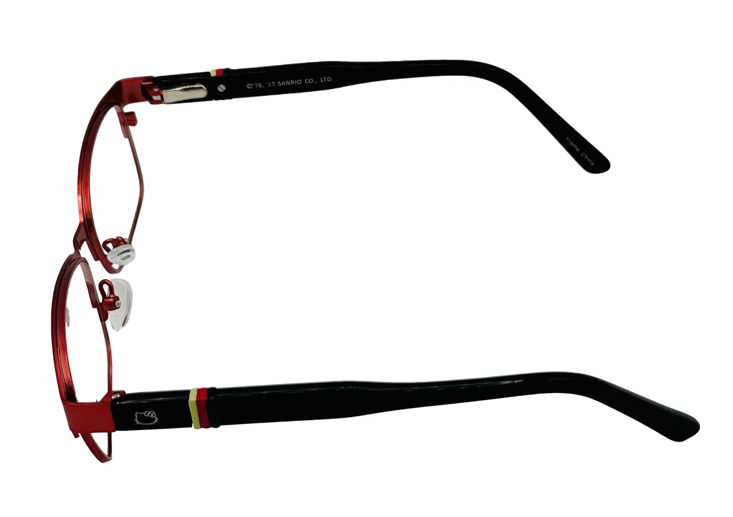Hello Kitty Kids Red Metal Rectangle Eyewear Frame. 280. 1 49mm