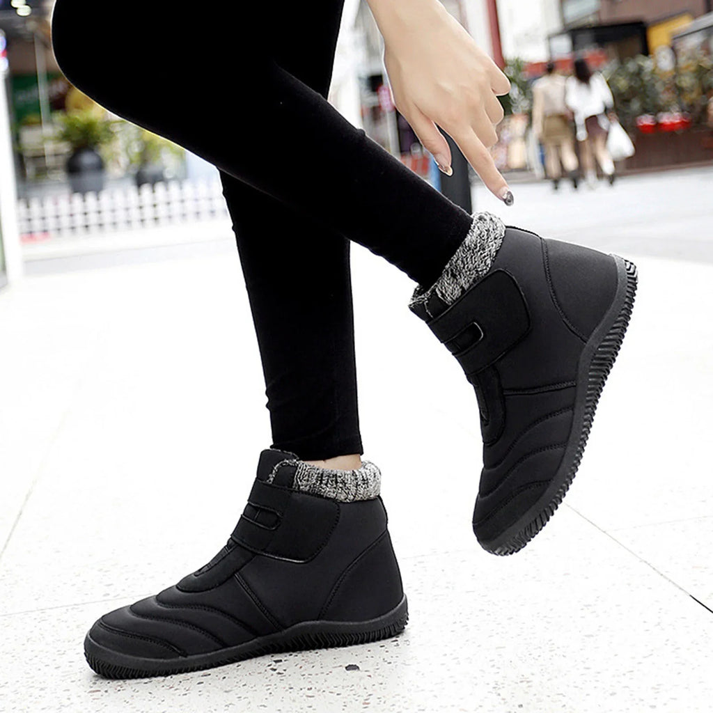 Women's Winter Plus Cotton Thickened High Top Casual Cotton Boots Outdoor Fashion Warm Snow Boots Winter Snow Boots Women Water Proof Snow Boots for Women Size 12 Wide Width Women's Snow Boots Size 12
