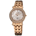 Women's Diamond Mother of Pearl Dial Stainless Steel Rose-Tone Bracelet Watch