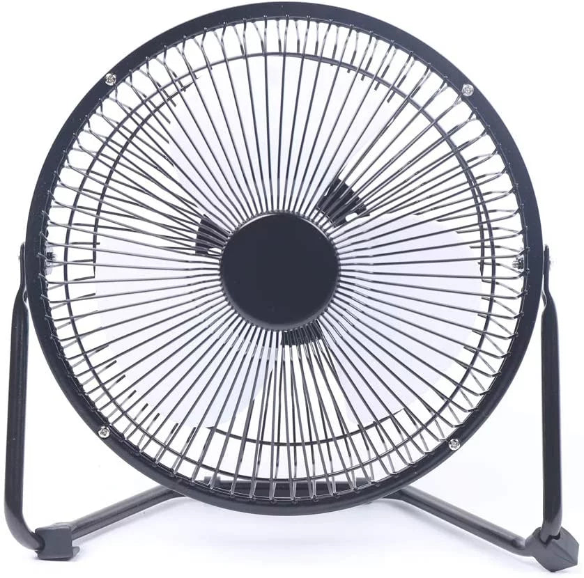 Miumaeov 8 Inch Solar Powered Fan, Portable Solar Powered Panel+Fan+3x1W 12V Bulbs with Adapter for Ventilation Caravan Camping Home Office Outdoor Traveling Fishing