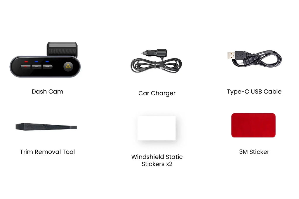 Mini Dashcam | 2K Quad  With Wi-Fi &