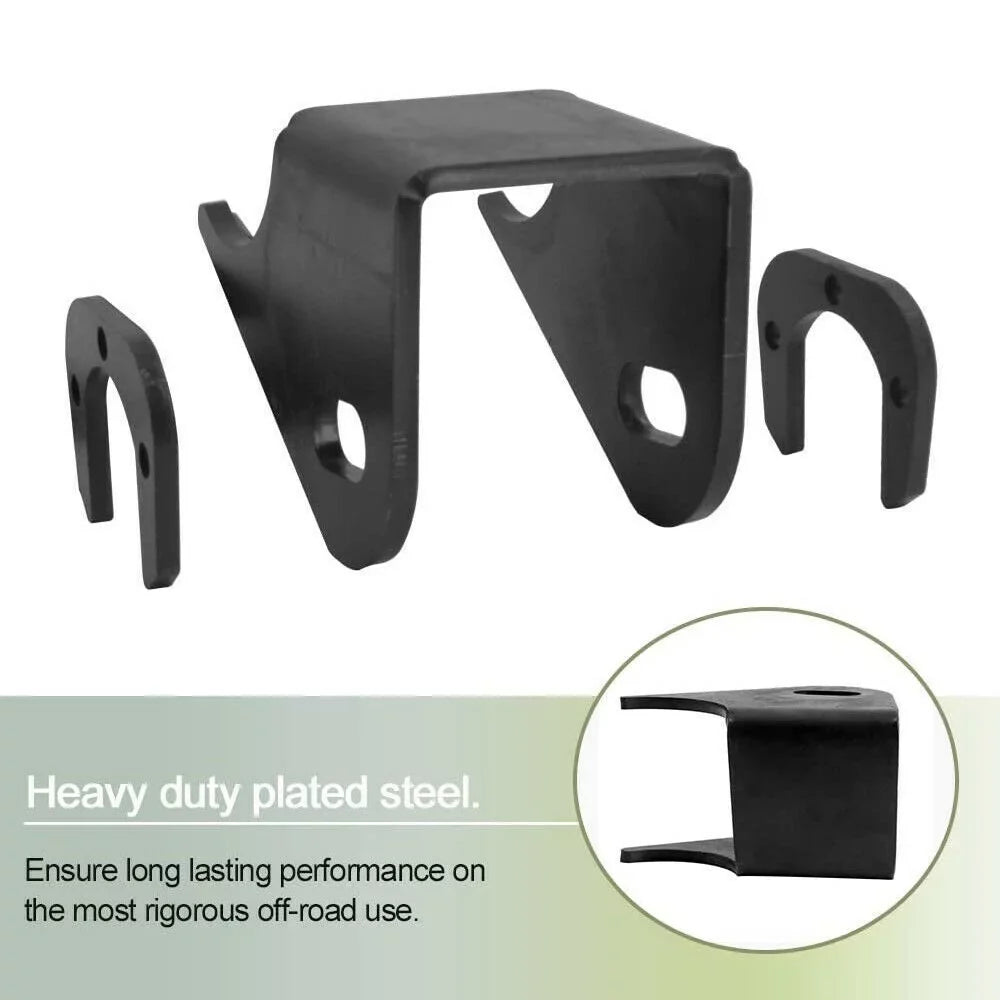 2x Front Lower Control Arm Brackets Axle Side Mount Bracket For Jeep
