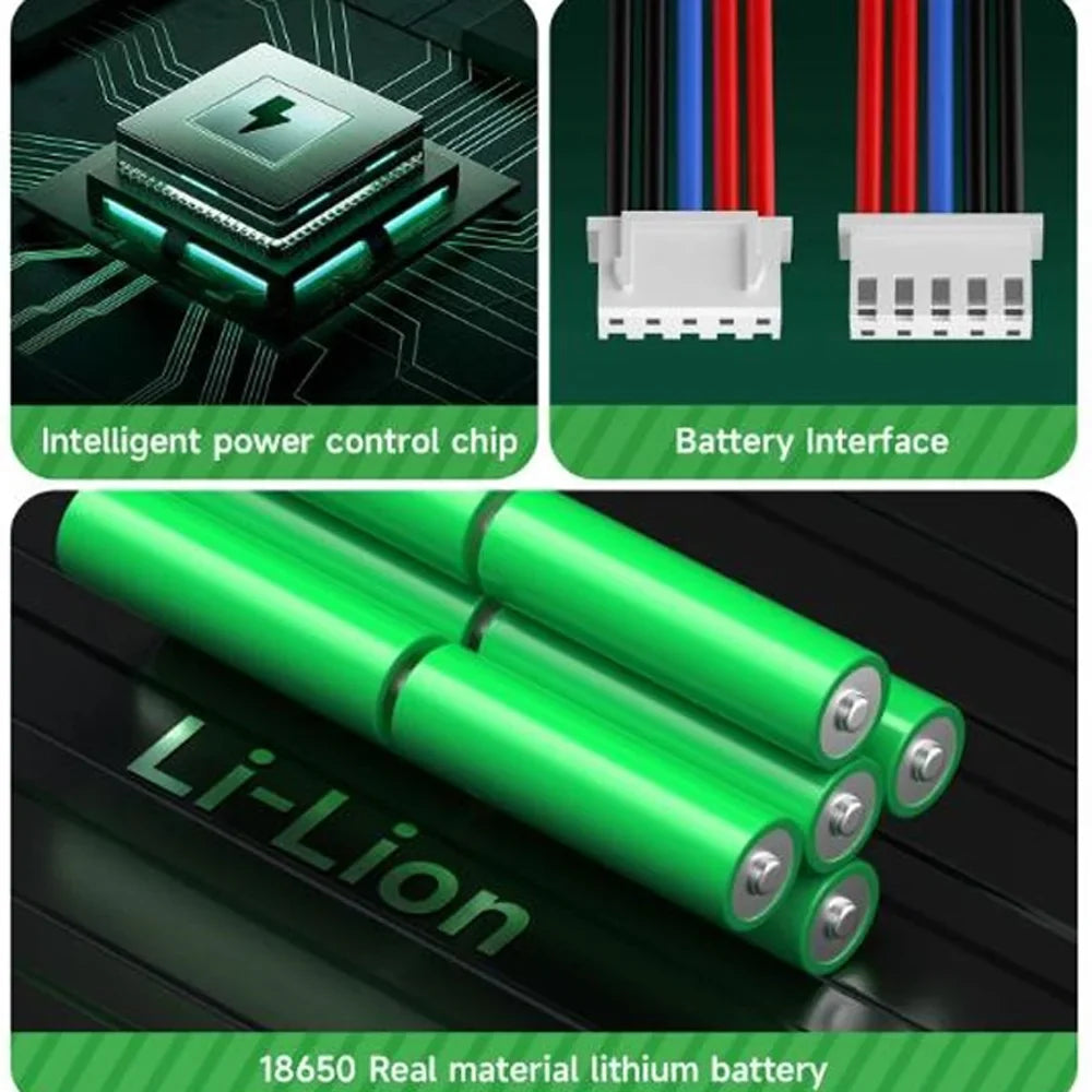 Robot Vacuum Cleaner Li-ion Battery Sweeping Mopping Rechargeable Battery Replacement For Ecovacs Deebot  Ozmo    950    -54-14.8V 6200mAh