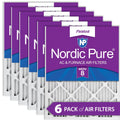 16x20x1 (15_1/2x19_1/2) Pleated  8 Air Filters 6 Pack