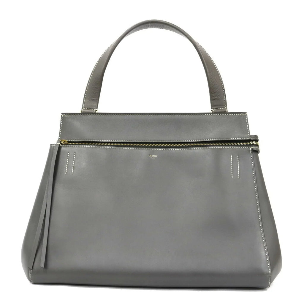 Pre-Owned  Celine Handbag Edge Gray Ladies (Fair)