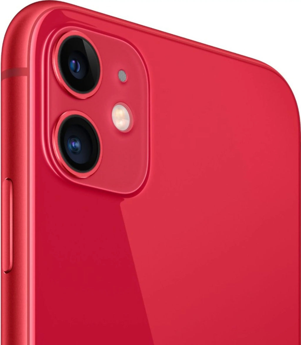 Restored Apple iPhone 11 64GB Fully Unlocked (Verizon + Sprint +  Unlocked) - Red (-Grade ) (Refurbished)