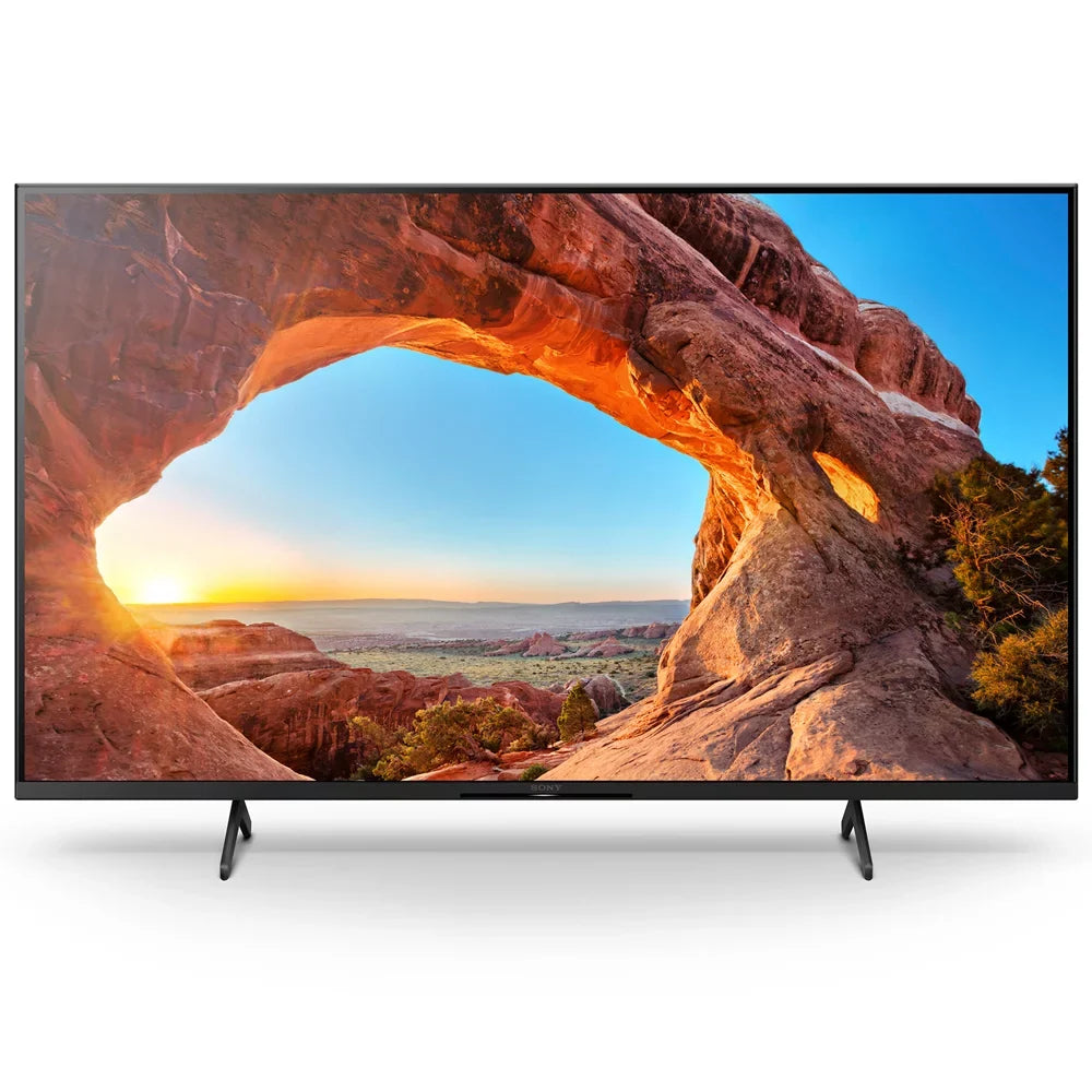 Sony  43 inch  4K Ultra   Smart  2021 Model Bundle with Deco Home 60W 2.0 Channel Soundbar, 37"-70"  Wall Mount Bracket Bundle and 6-Outlet Surge Adapter