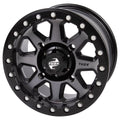 4/137 Tusk Uinta Beadlock Wheel 14x7 5.0 + 2.0 Gunmetal/Black For Can-Am Defender  Pro  2020-2022