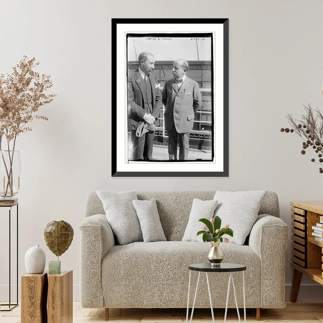 Historic Framed Print, Cartier & Theunis, 17-7/8" x 21-7/8"