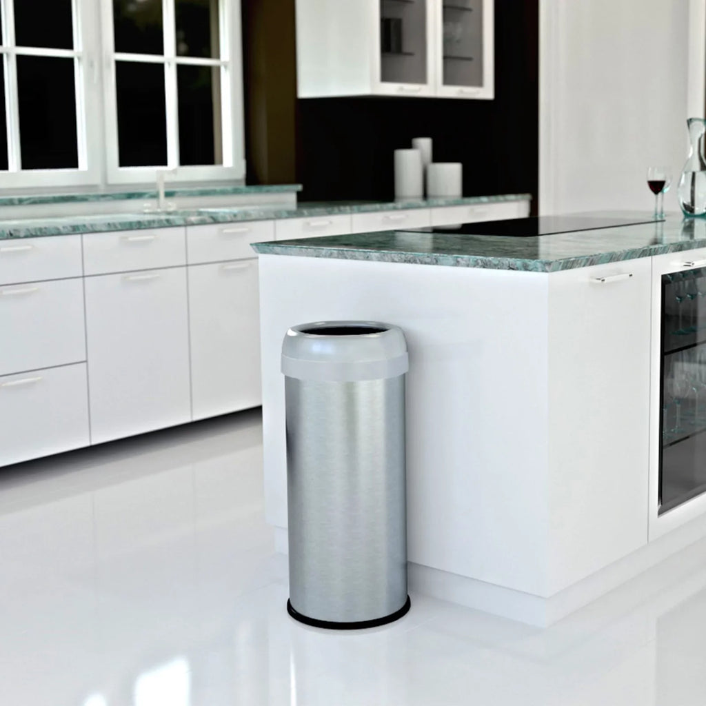halo Dual Deodorizer Stainless Steel 16 Gallon Trash Can