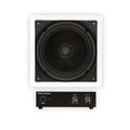 Theater Solutions  Flush Mount 10" Subwoofer Speaker and Amp Set
