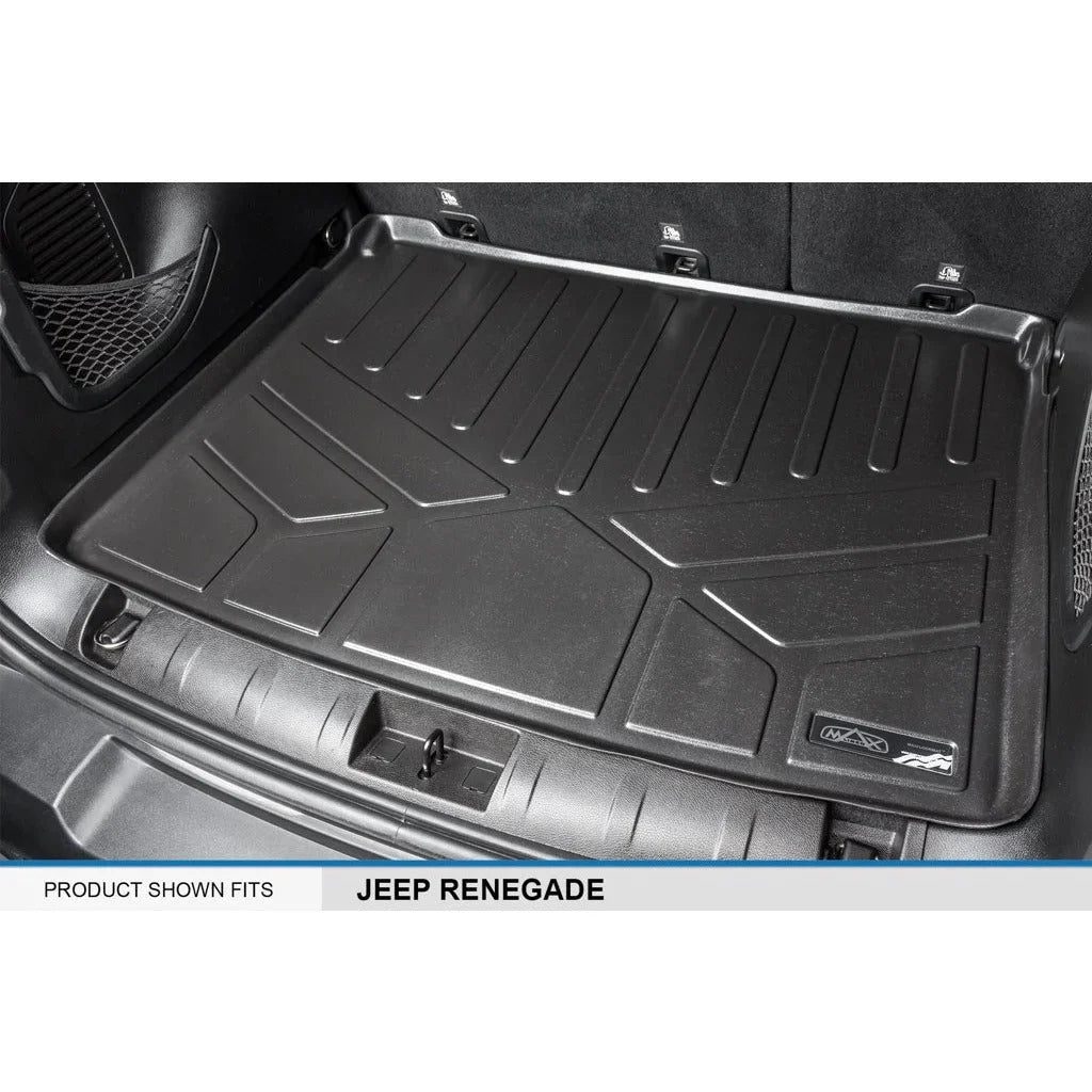 All Weather Custom Fit Cargo Trunk Liner Floor Mat Black Compatible With 2015-2021 Jeep Renegade