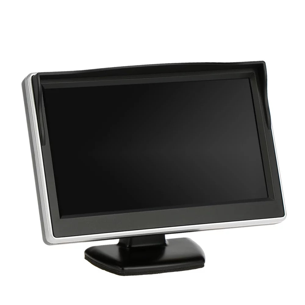 Car Rear View Backup System - 5 Inch   Display Monitor with Parking Camera for Safe Reverse and Parking Assistance