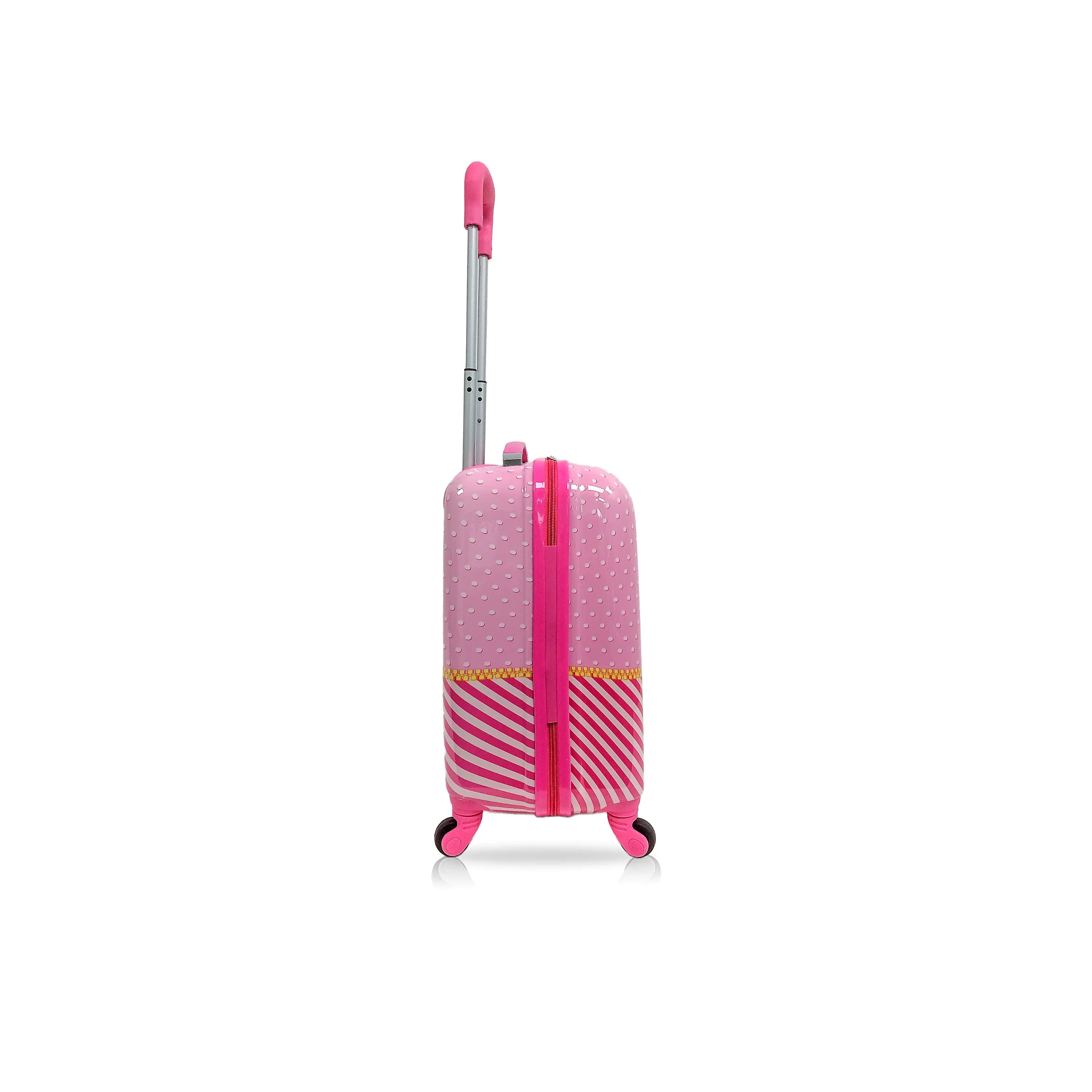 Tucci Fashion Girl Hardside Kids 18" Suitcase for Kids-Cute Lightweight Kids Luggage with Wheels