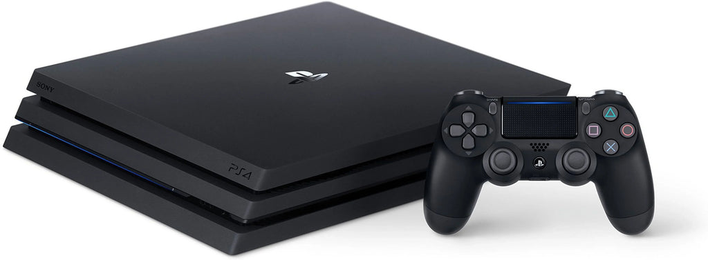 Pre-Owned Sony PlayStation 4 Pro 1TB Gaming Console Black with 2 Controller Included   Bundle (Refurbished: Like New)