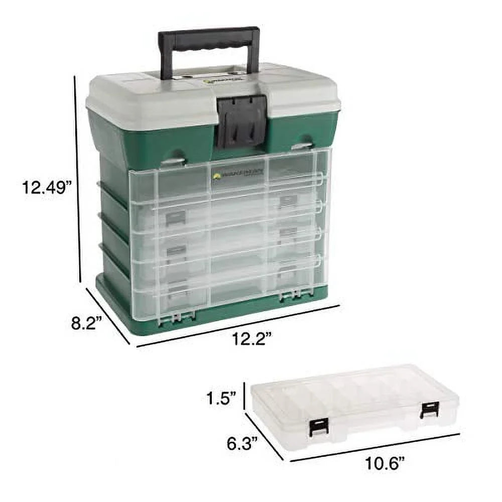 Wakeman 80- Durable Organizer 4 Drawers Storage & Tool Box - Green