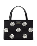 Sam Icon Pearl Embellished Nylon Small Tote