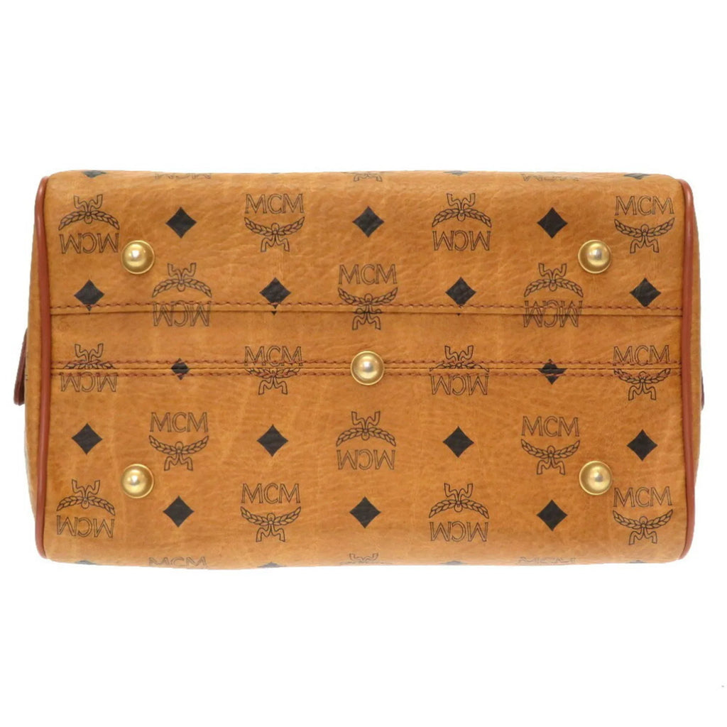 Visetos Brown Canvas Handbag (Pre-Owned)