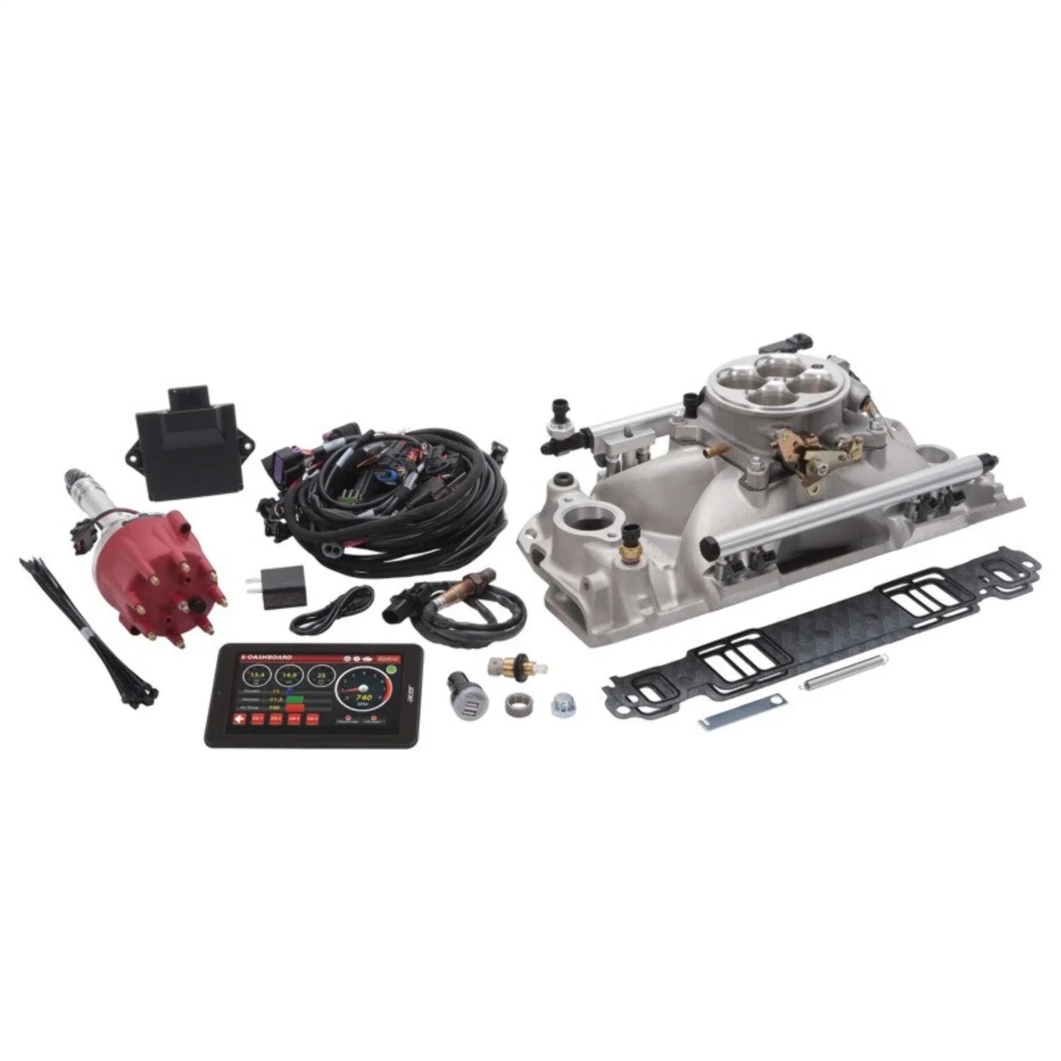 Edelbrock  1000  Pro-Flo 4 Multi Port Sequential Square Bore Fuel Injection Distributor for Small Block Chevy - Natural Fits select: 1967-1986  , 1969-1986