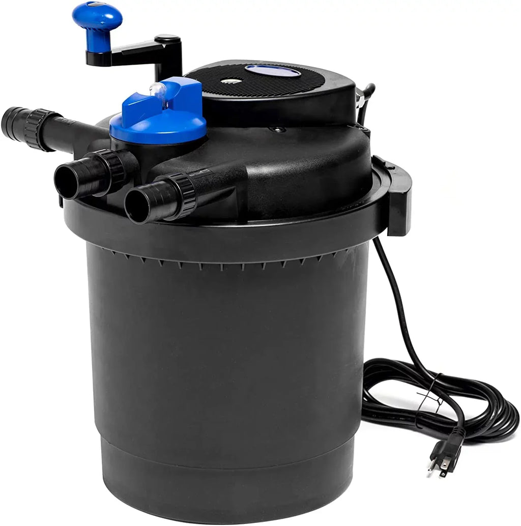 '-2500 Bio Pressure Pond Filter with 13w Clarifier, Up to 1600 gallons