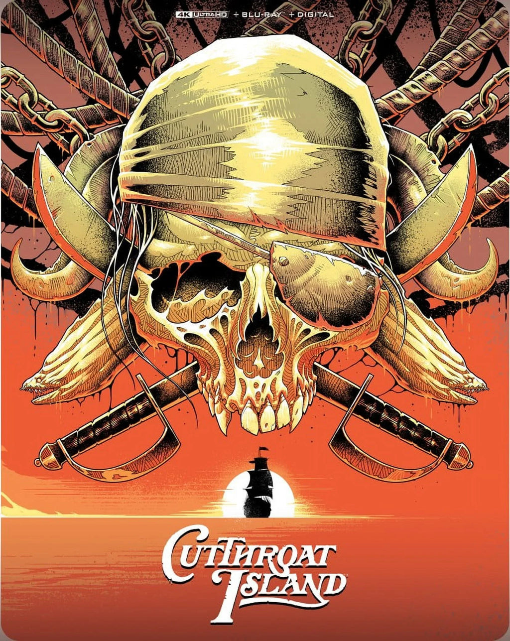 Cutthroat Island (Steelbook) (Walmart Exclusive) (4K Ultra  + Blu-Ray + Digital Copy)