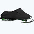 200 Denier Storage Snowmobile Cover Compatible for the 2014-2015 Ski Doo Bombardier Model   - 800R Snowmachine Sled. All Black.