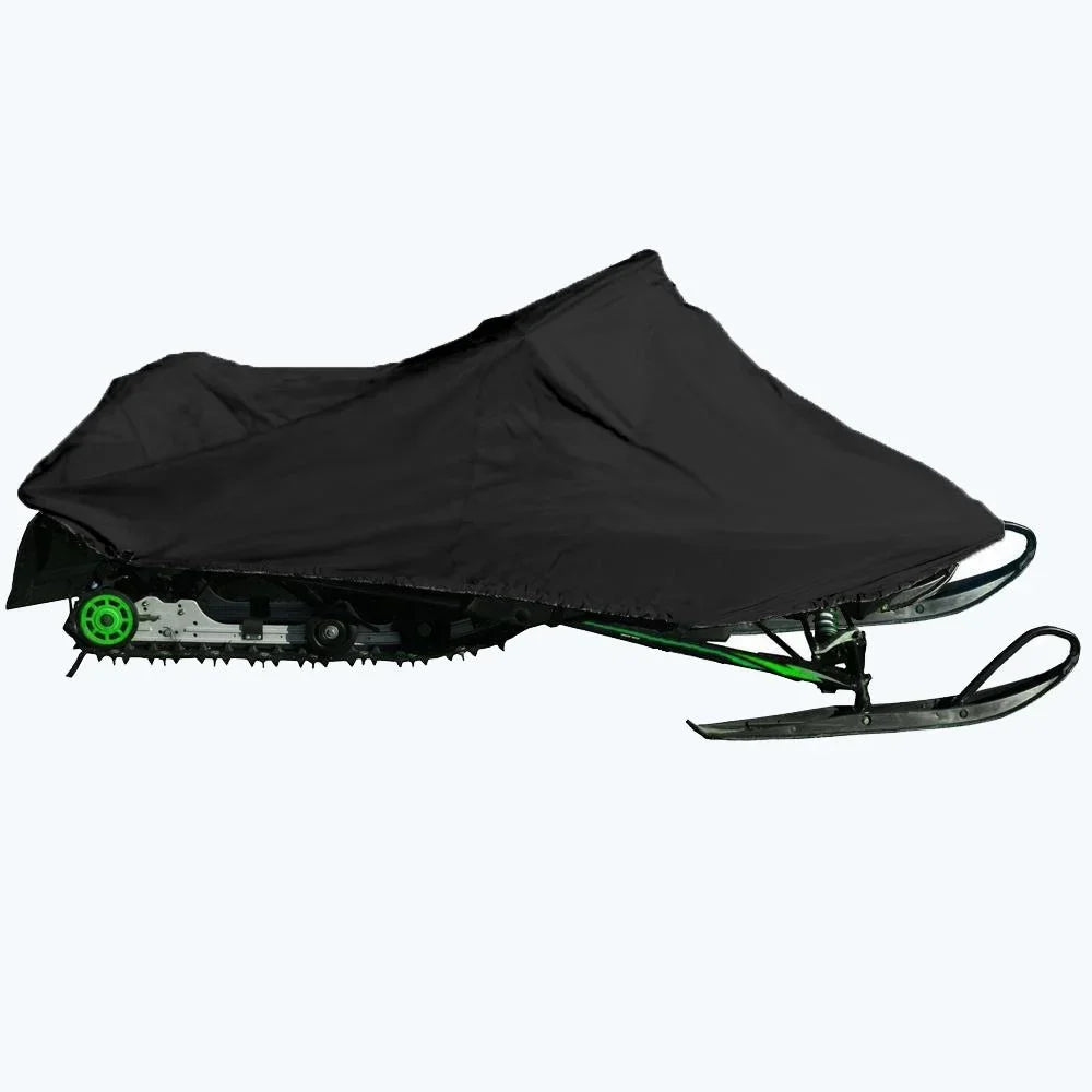 200 Denier Storage Snowmobile Cover Compatible for the 2014-2015 Ski Doo Bombardier Model   - 800R Snowmachine Sled. All Black.
