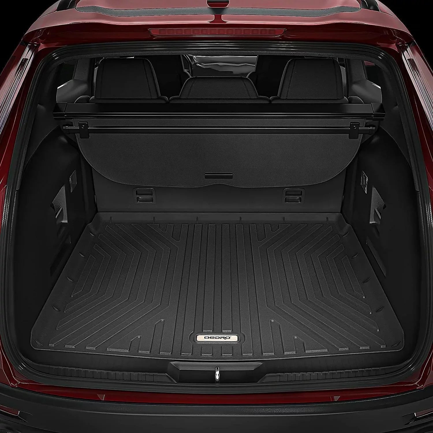 Ledkingdomus Cargo Mats for Trunk Liner Floor Mat 3D Molded All-weather for 2017-2021 Mazda -5