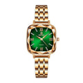 Rose Gold Women Watches 2022 Square Lady Wrist Watch For Female Clock Stainless Steel Women Watch Brand Luxury relogio feminino