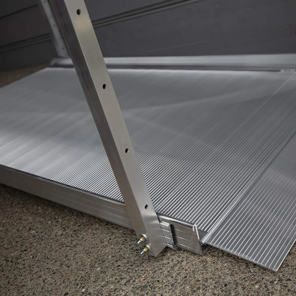 '-  3G 8 Foot Portable Wheelchair Ramp w/2 Line Handrails