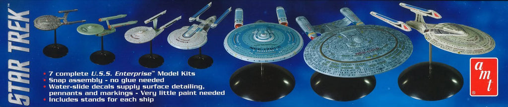 1/2500 Star Trek  Enterprise Box Set Snap  Plastic Models Space