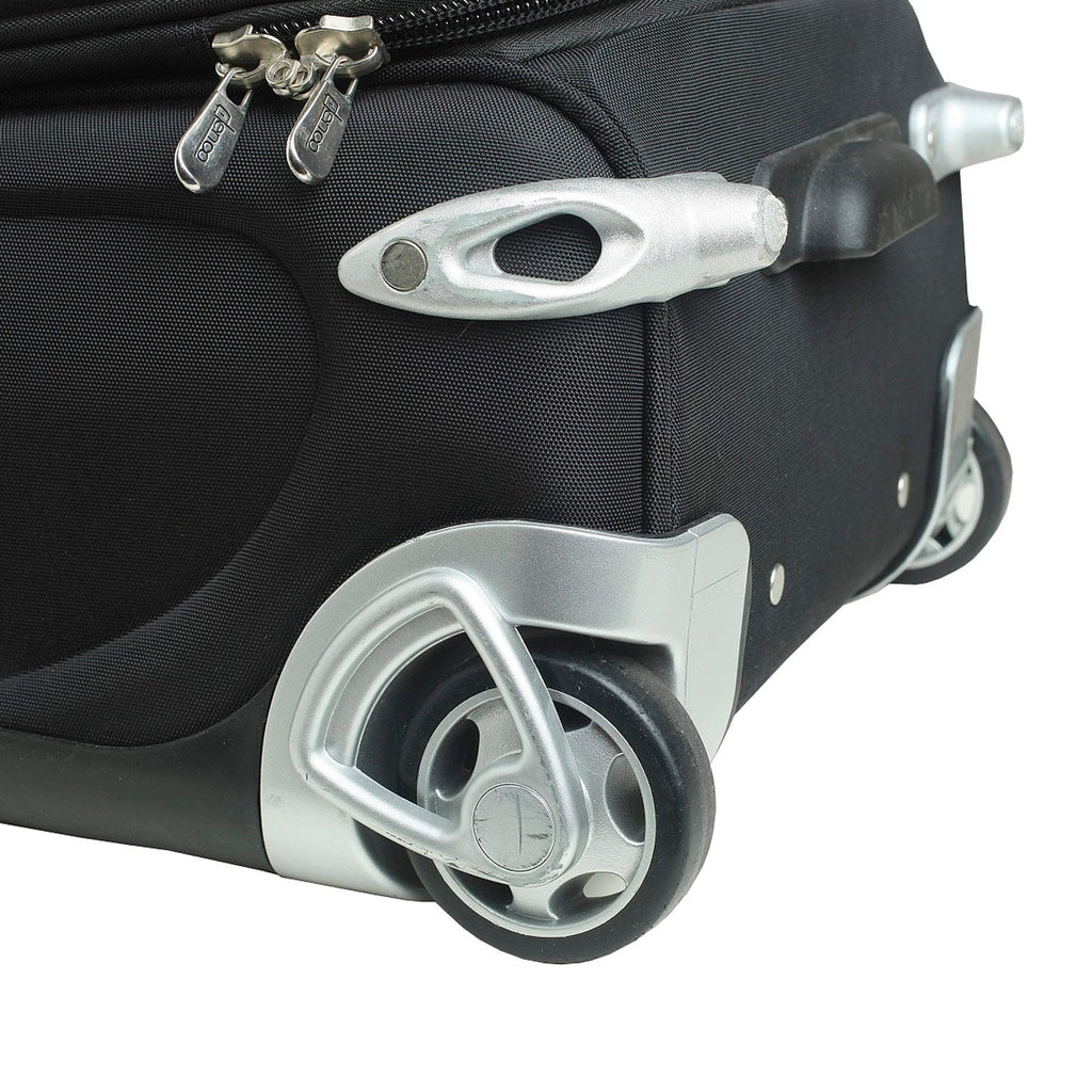 Black Iowa State Cyclones 21" Softside Rolling Carry-On Suitcase