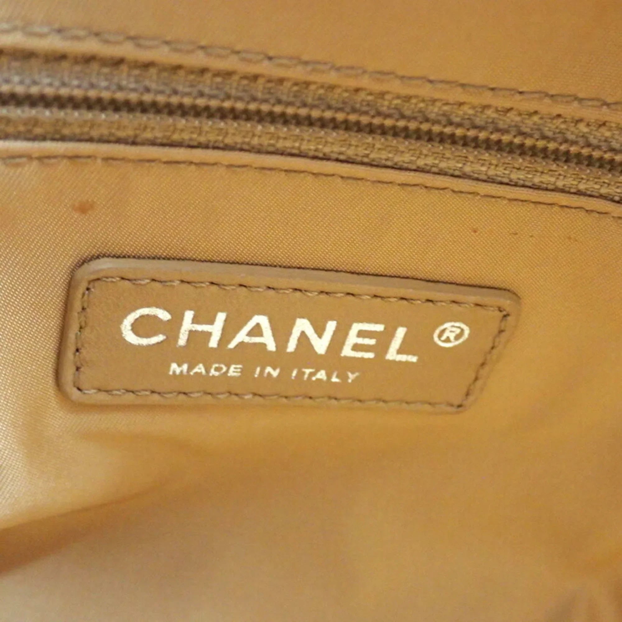 Pre-Owned  Chanel Paris Biarritz coated canvas hand tote bag (Fair)