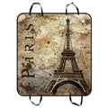 Paris Eiffel Tower Pet Car Seat Cover Dog Car Seat Mat Hammock Cargo Mat Trunk Mat For Cars Trucks and  54x60 inches