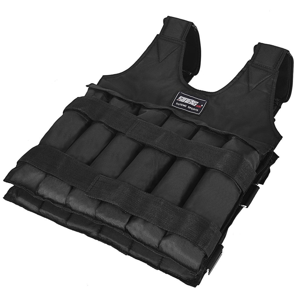 ZiSUGP Workout Weighted Vest for Women Men Adjustable Weight 110LB Exercise Training Fitness Body Weight Vests for Running Training Workout Jogging Walking Yoga Wedge for Wrist
