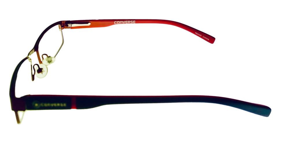 Converse Womens Red Ophthalmic Soft Rectangle Metal Frame Nitro 46mm
