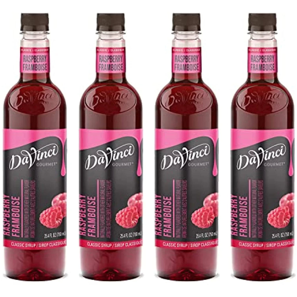Davinci Gourmet Classic Raspberry Syrup, 25.4 Ounce (Pack Of 4)