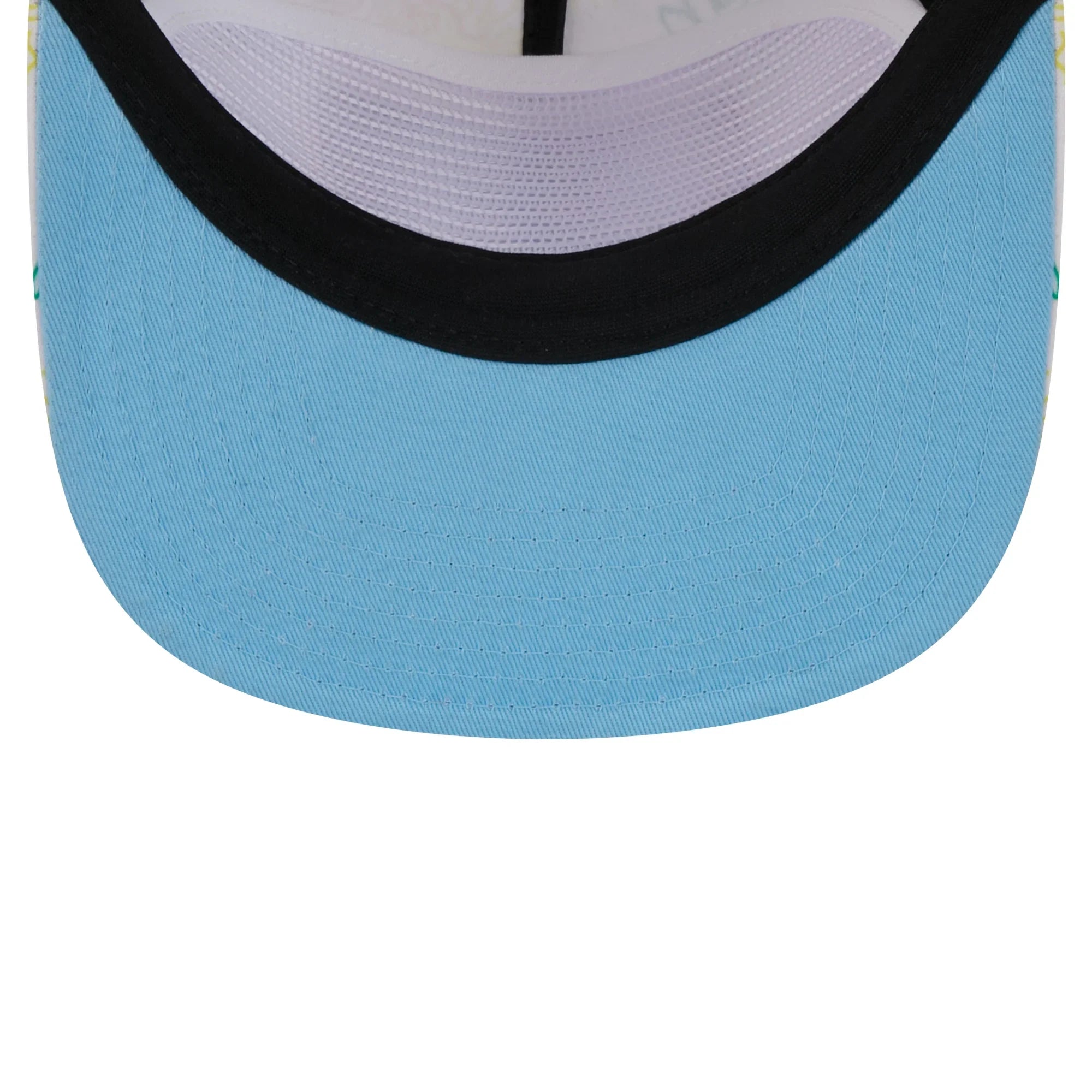 Men's New Era White Miami Marlins Islander Golfer Snapback Hat