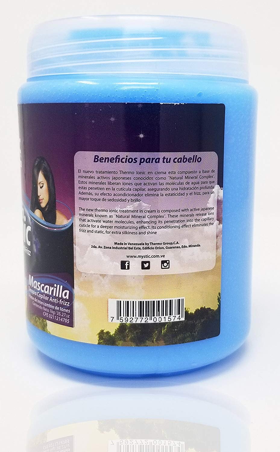 Thermo Group Mystic Thermo Ionic Anti Frizz Capillary Treatment Mask 35.27 Oz