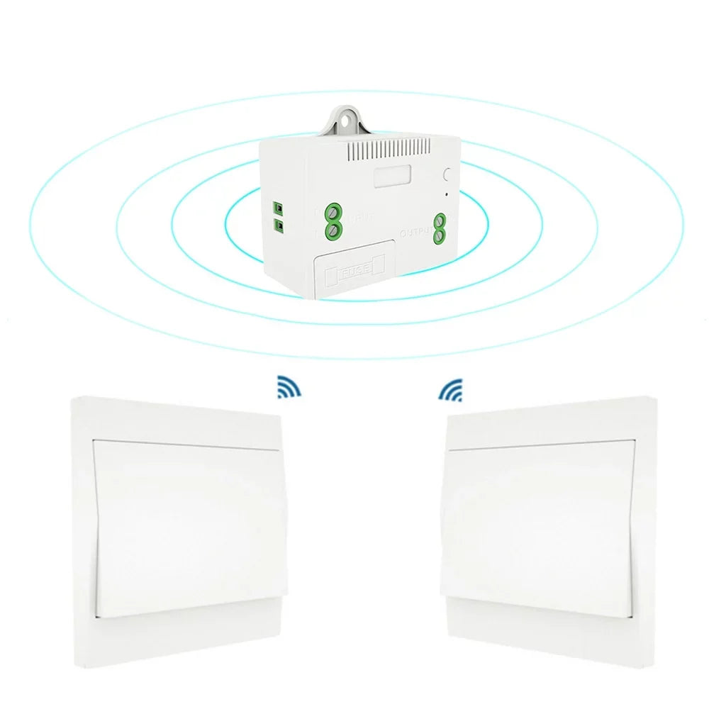 110-230V Wireless Switch and Receiver Kit Self-powered Switch Remote Control Fixture