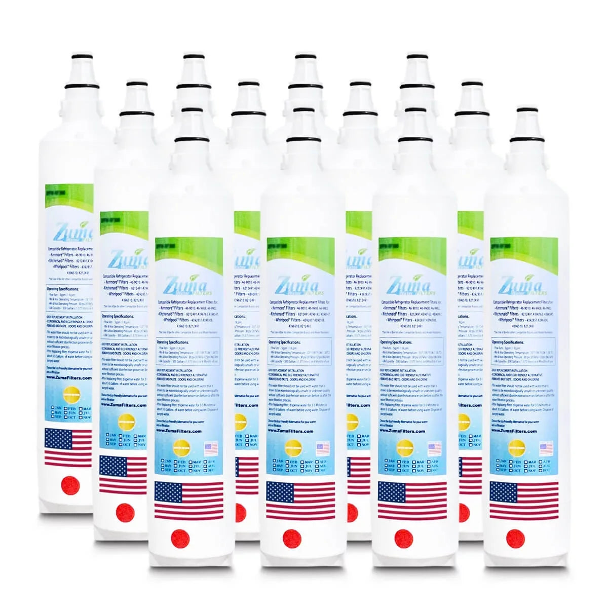 Brand , Water Filters , Model # - , Compatible with Subzero® 4204490 - 12 Pack - Made in ...