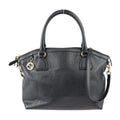 Pre-Owned  Gucci Interlocking  Handbag 449651 Leather Black Gold Hardware 2WAY Tote Bag Shoulder (Good)