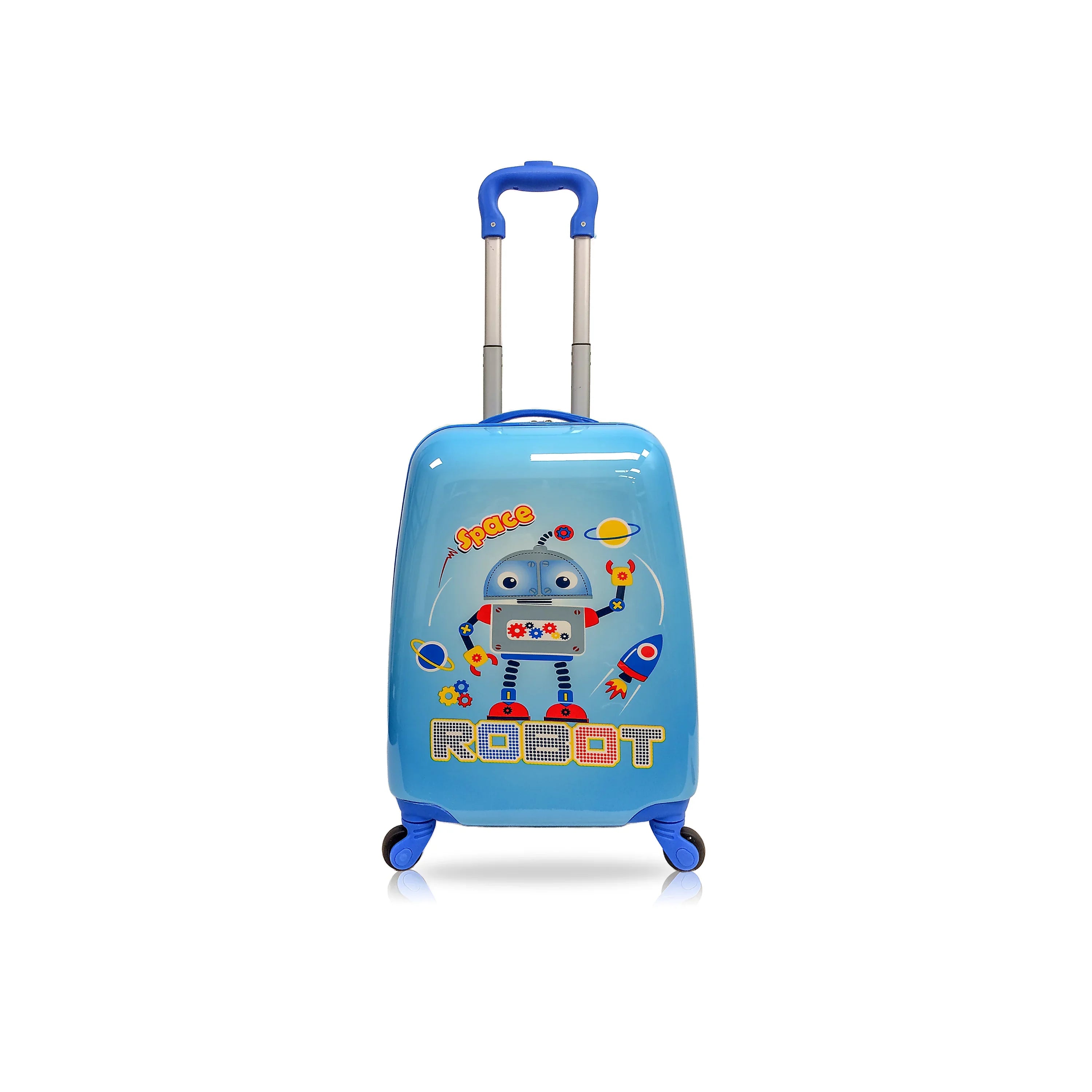 Tucci - Hardside Kids 18" Suitcase for Kids-Cute Lightweight Kids Luggage with Wheels