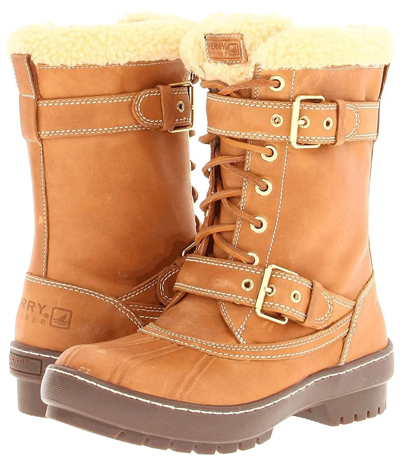Sperry Women's Alpine Boots (11 () , Tan Leather)