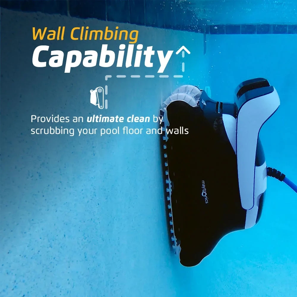 Dolphin Explorer  Wi-Fi Robotic Pool Vacuum Cleaner Pools up to 50  - Waterline Scrubber Brush