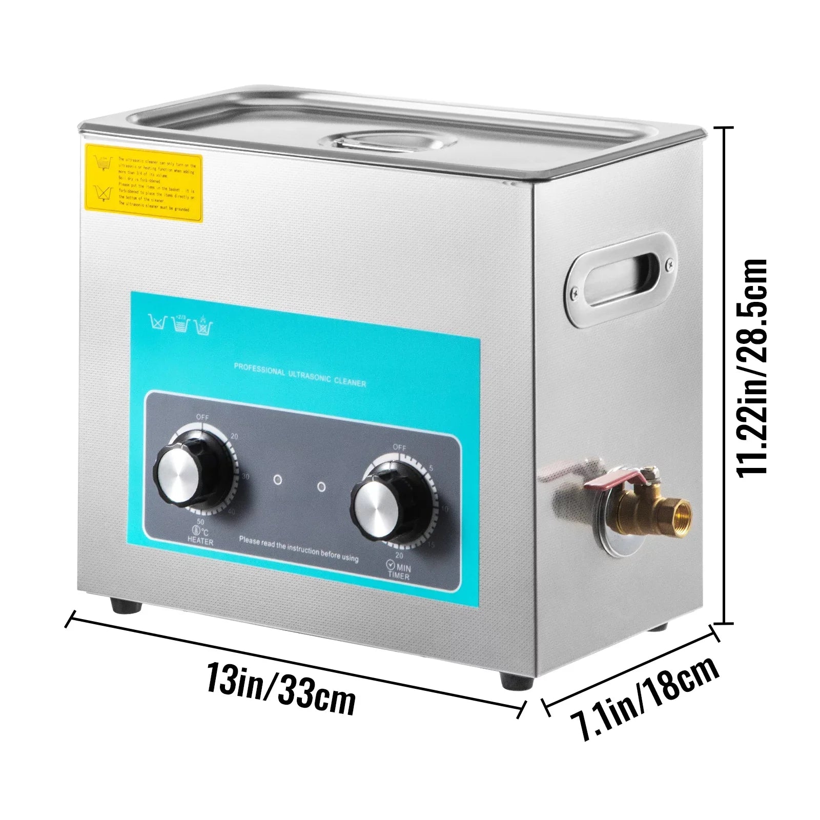 Ultrasonic Vinyl Record Cleaner Vinyl Ultrasonic Cleaning Machine 6L Knob