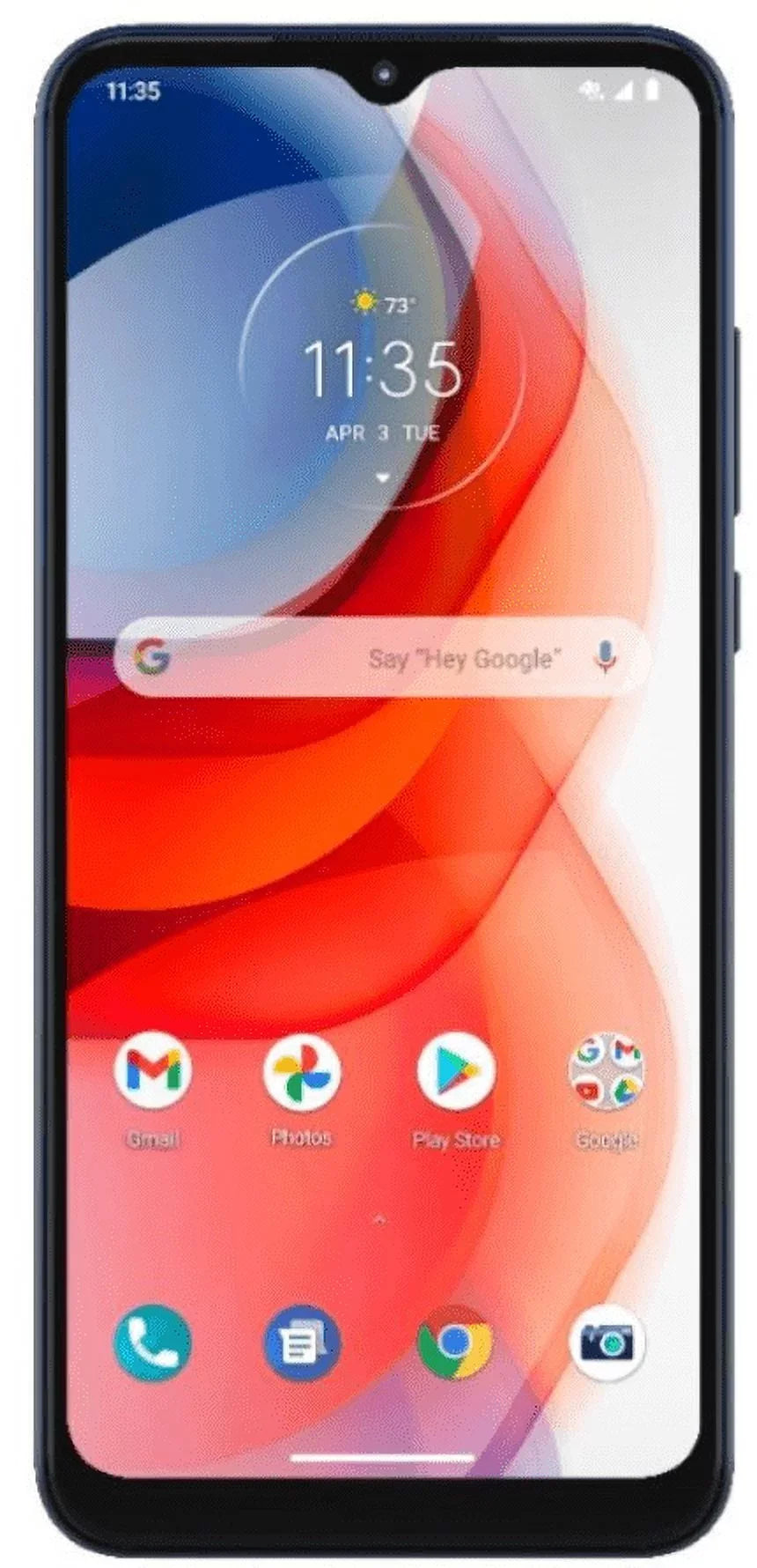 Cricket Wireless Moto  Play, 32GB, Misty Blue - Prepaid Smartphone